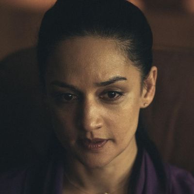 She has got an intense look on her face.